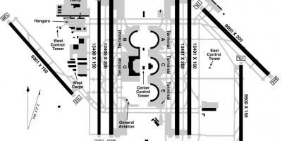 DFW airport terminal b χάρτης