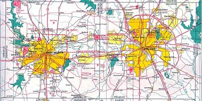 Χάρτης της north Dallas