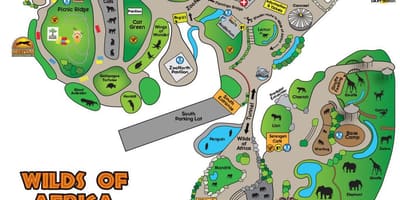 Χάρτης από το Dallas zoo